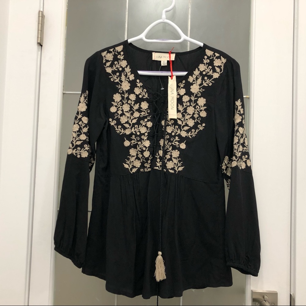 Nwt Luna Moon Tunic Top